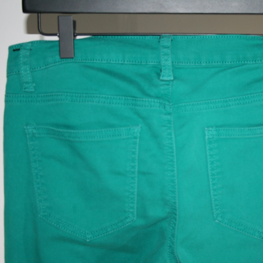 Forever 21 Teal Green Jeans Women's Mid Rise 8.5"